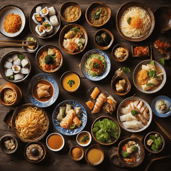 Traditional dishes representing cultural identity and heritage through food customs